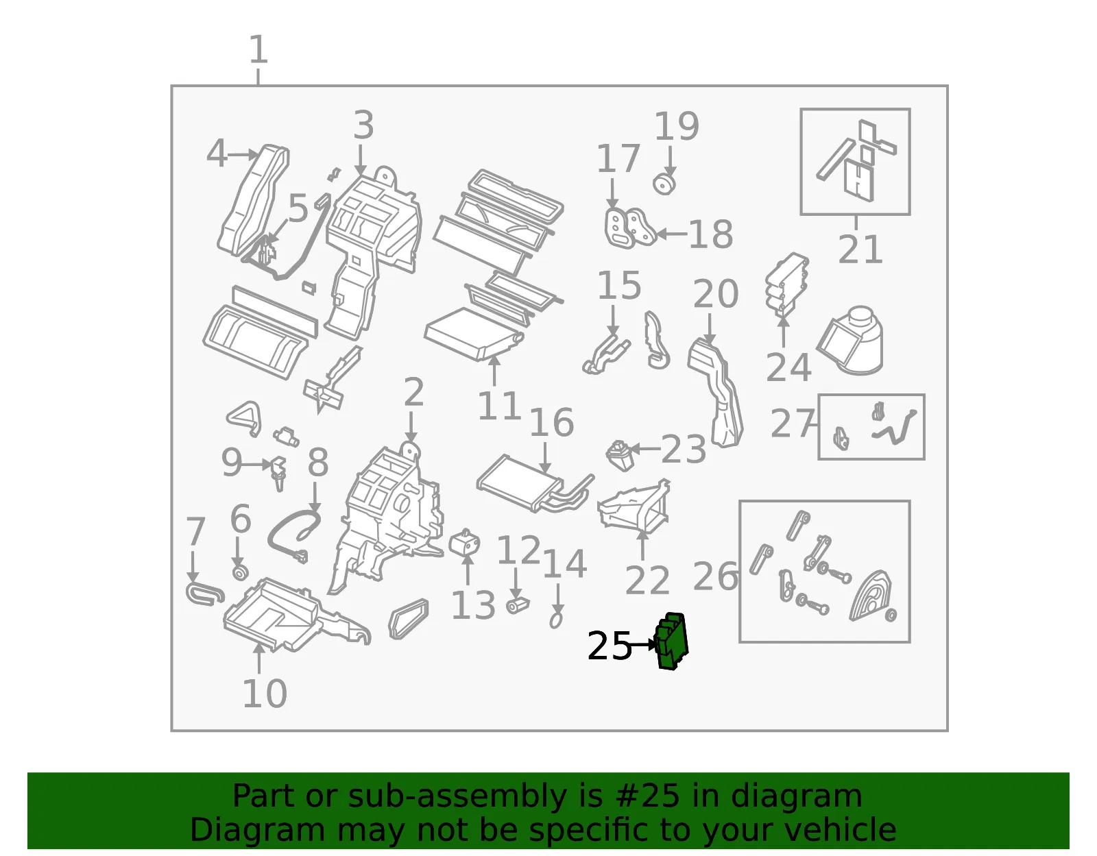Actuator - Mazda (GP9A-61-A60) - view 3