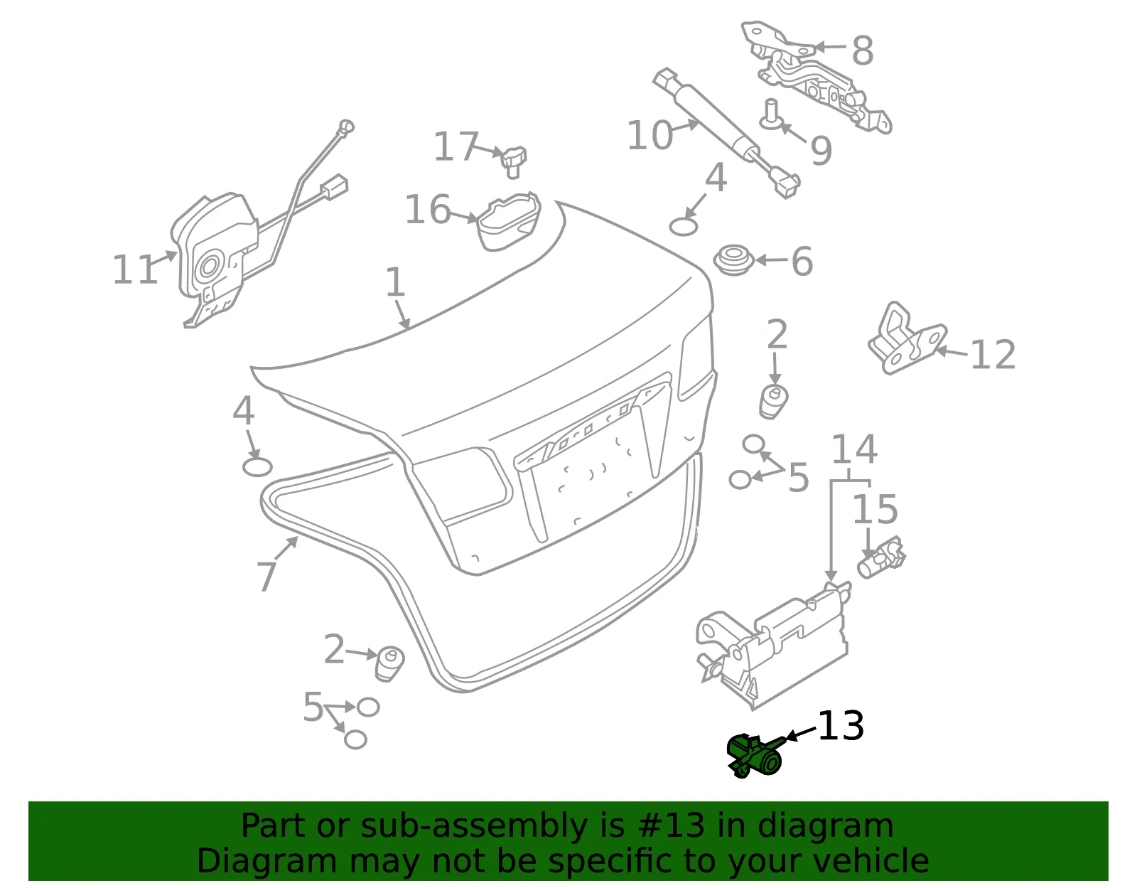 Key Sub Set Trunk - MAZDA (GPYA76230) - view 2