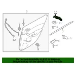 Switch Panel - Driver's Side (LH) - Mazda (GRF5-68-5L6A) - view 4