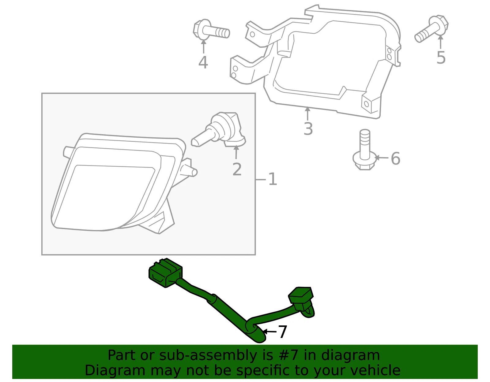 Fog Light Socket - Mazda (GS3L-51-688) - view 3