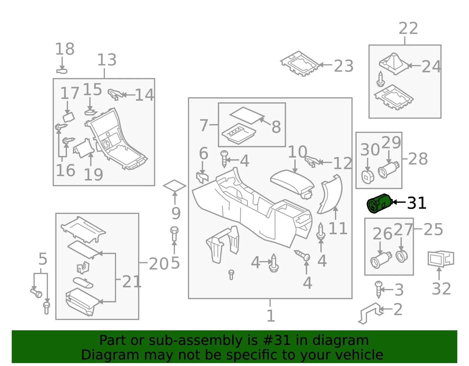 Power Switch - Mazda (GS3L-66-3S0) - view 3