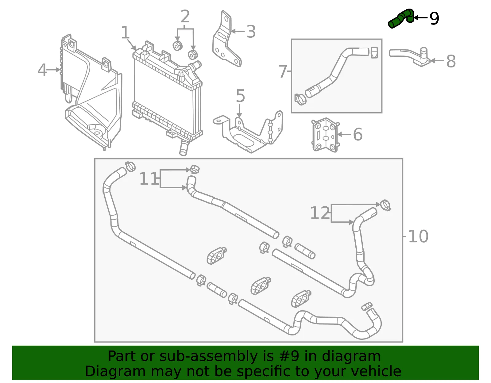 Connector Hose - Mazda (H305-15-1J4) - view 2