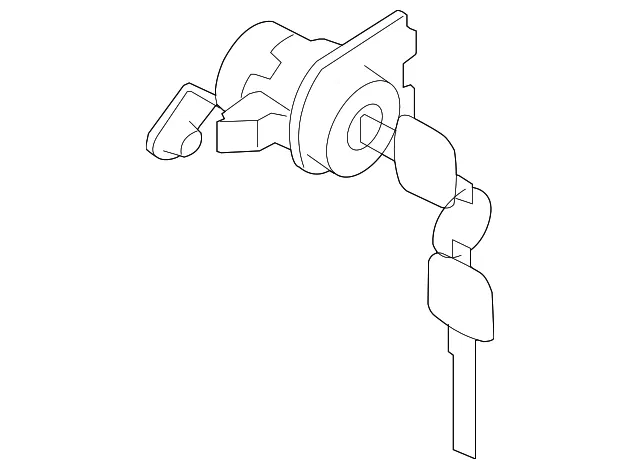 Key Set Cylinder Lock - Nissan (K9810-6EM1B)