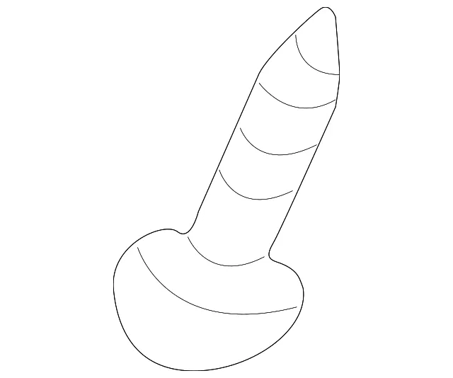 License Lamp Screw - Kia (K9987-40412)