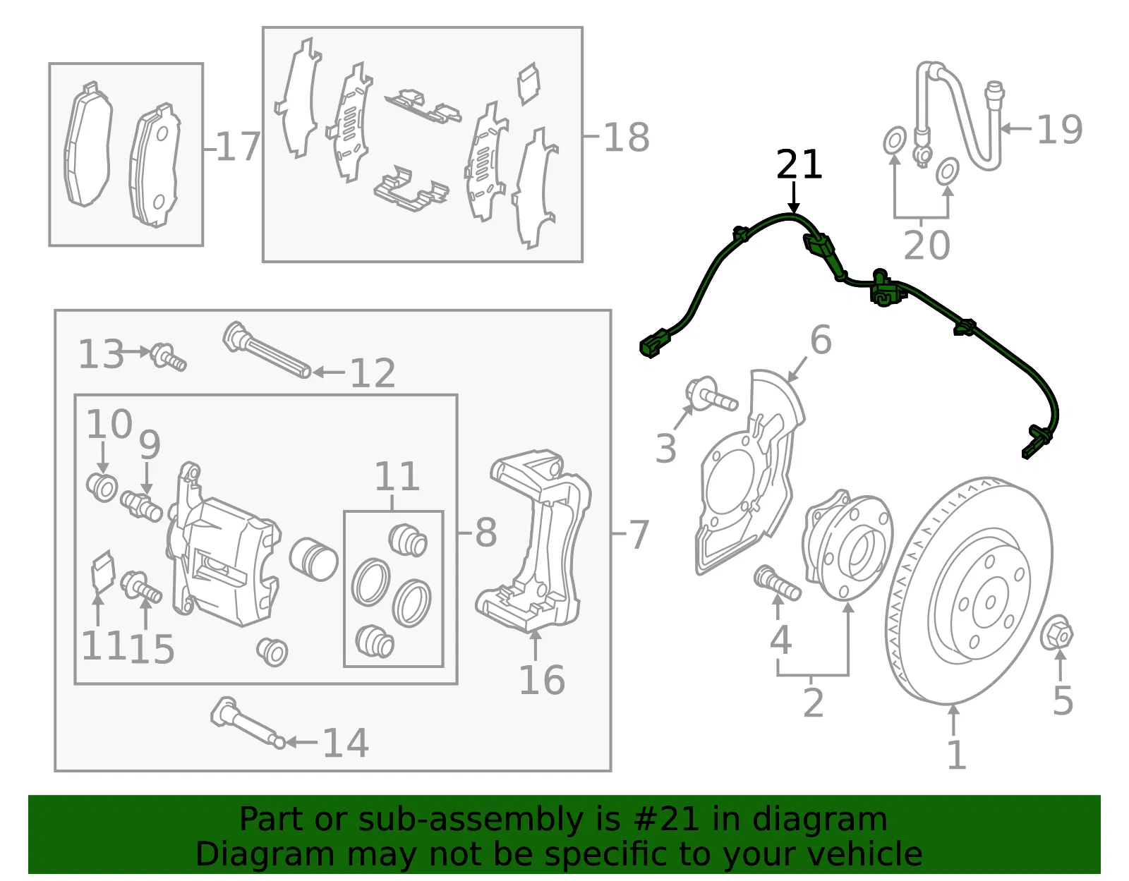 ABS Sensor - Mazda (KA0G-43-70X) - view 3