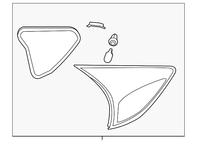Tail Lamp Assembly - Driver's Side (LH) - Mazda (KA0G-51-3G0D)