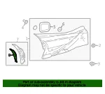 Tail Light Assembly Cap - Driver's Side (LH) - Mazda (KB8A-51-3J4) - view 4