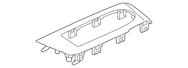 Door Switch Trim Panel - Mazda (KBB3-68-4L6A-02)