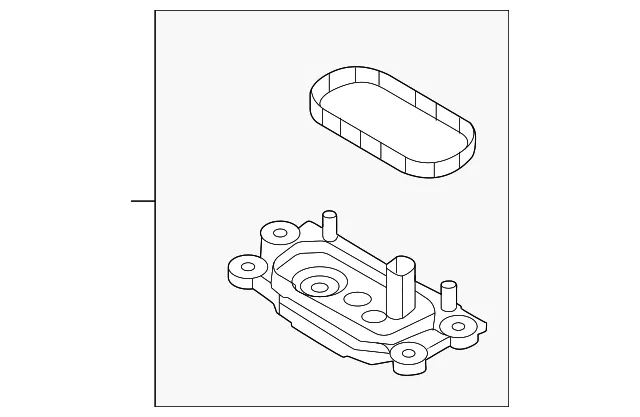 Drive Motor Battery Pack Cover - Mazda (KBB4-30-2KXA)