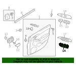 Window Switch - Driver's Side (LH) - Mazda (KD35-66-350) - view 4