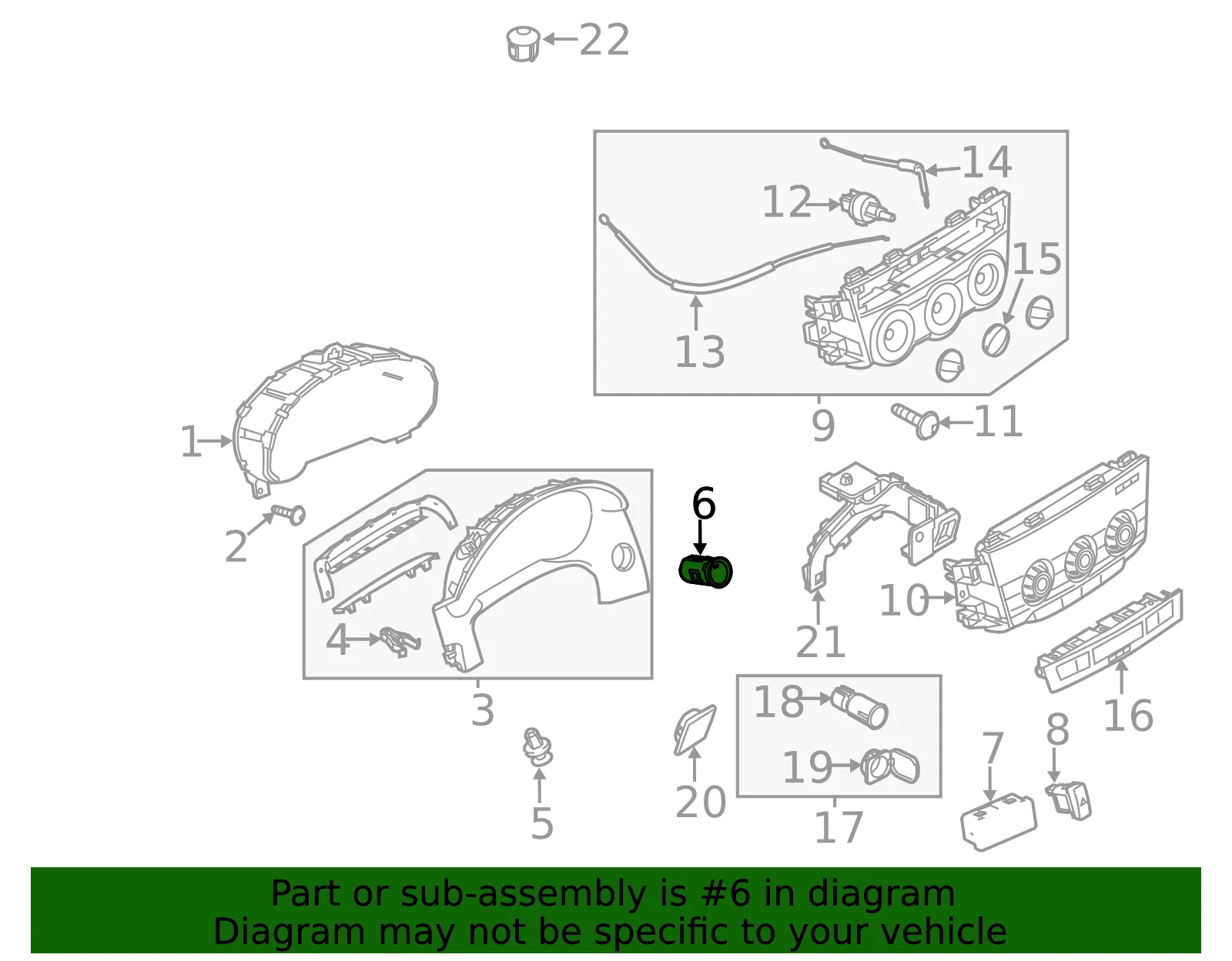 Ignition Switch - Mazda (KD45-66-3S0) - view 3
