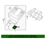 Map Light Lens - Mazda (KD45-69-973) - view 6