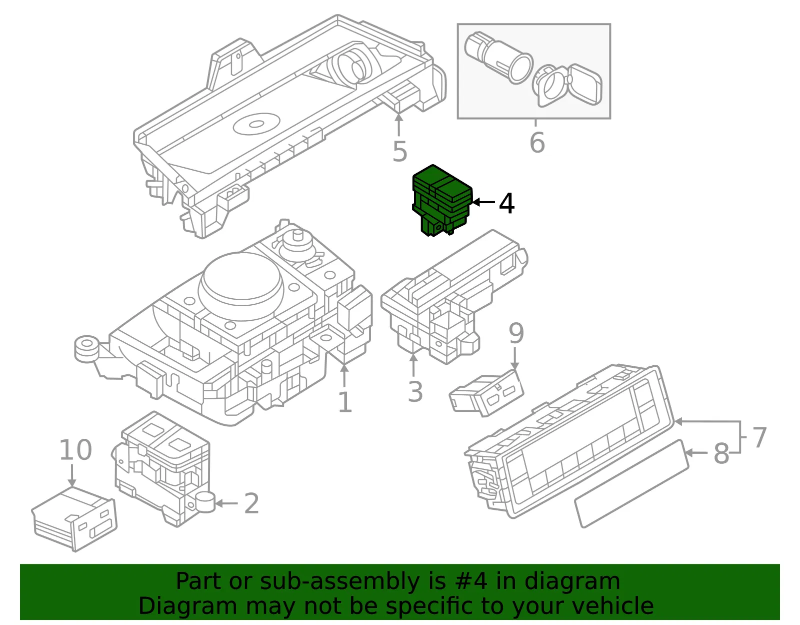Multi Switch - Mazda (KDPC-66-160) - view 2
