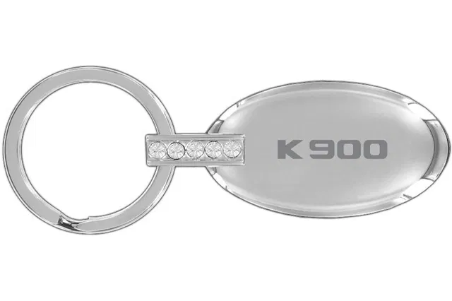 Key Chain, Oval W/ Crystal - Kia (KH014-AY741)