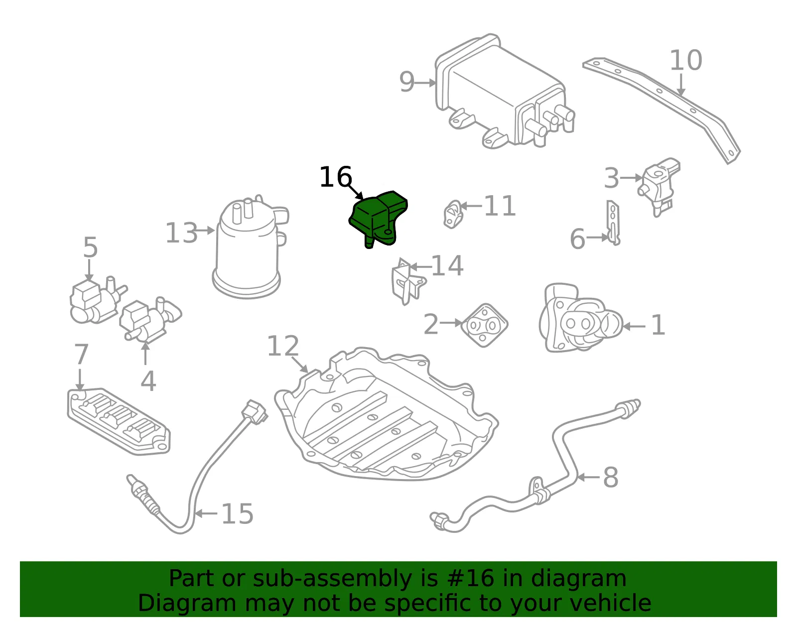 Boost Sensor - Mazda (KL47-18-211A) - view 3