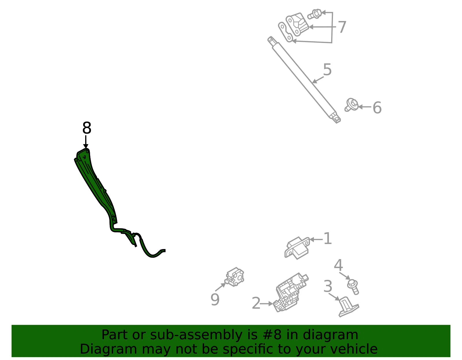 Sensor - Mazda (KMV7-62-6G0) - view 2