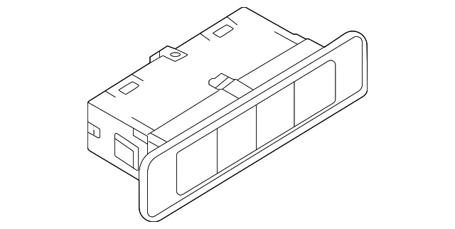 Control Switch Assembly - Mazda (KR9P-66-170)
