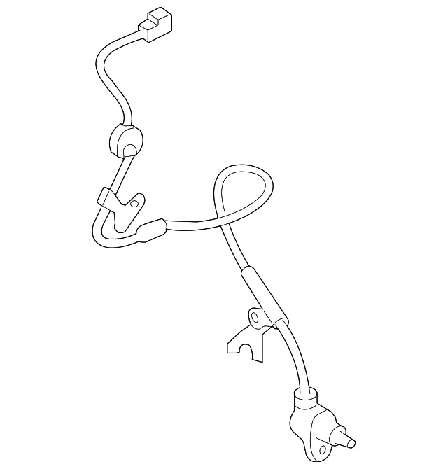 Rear Speed Sensor - Passenger Side (RH) - Mazda (L206-43-71YC)