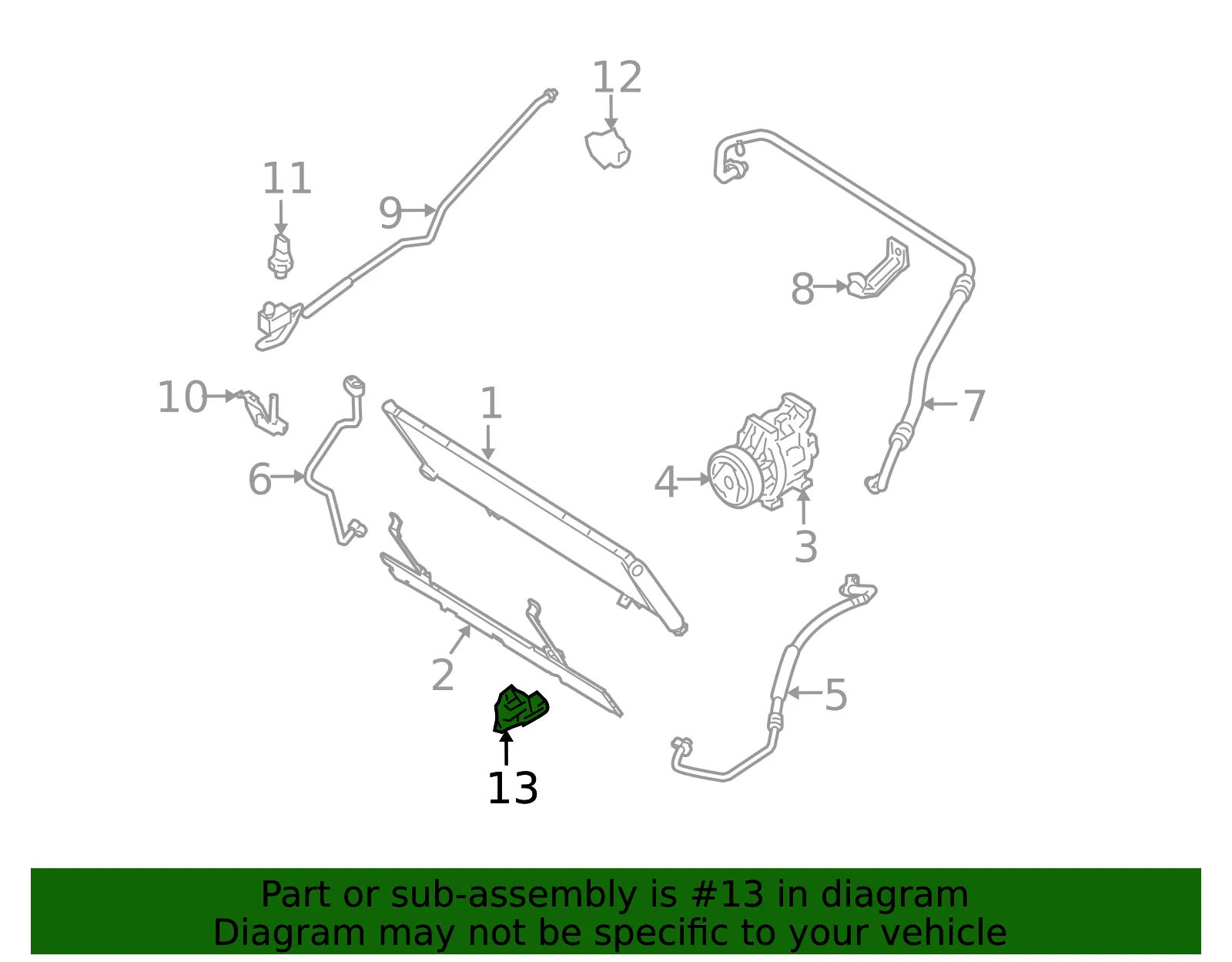 Ambient Temp Sensor - Mazda (L206-61-764A) - view 3