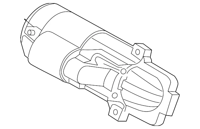 Starter - Mazda (L321-18-400) - view 2