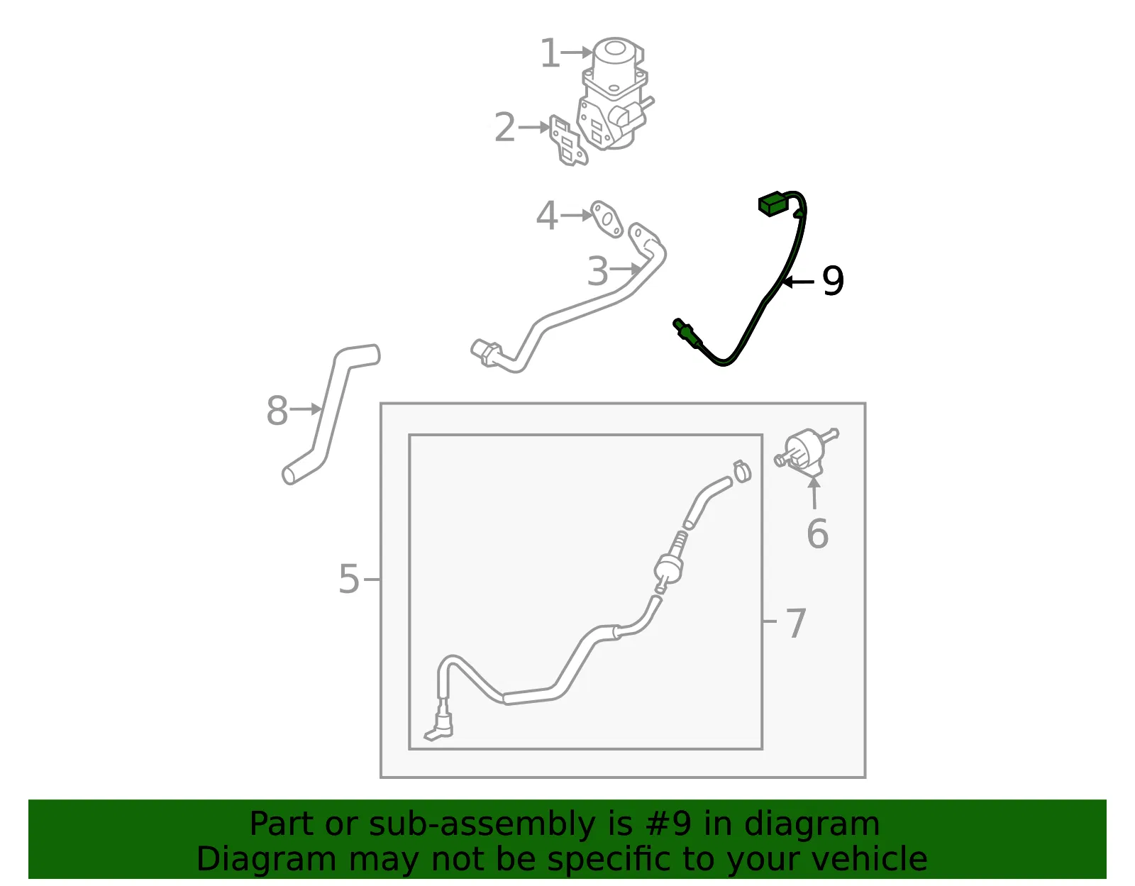 Oxygen Sensor - Mazda (L34B-18-861B) - view 3