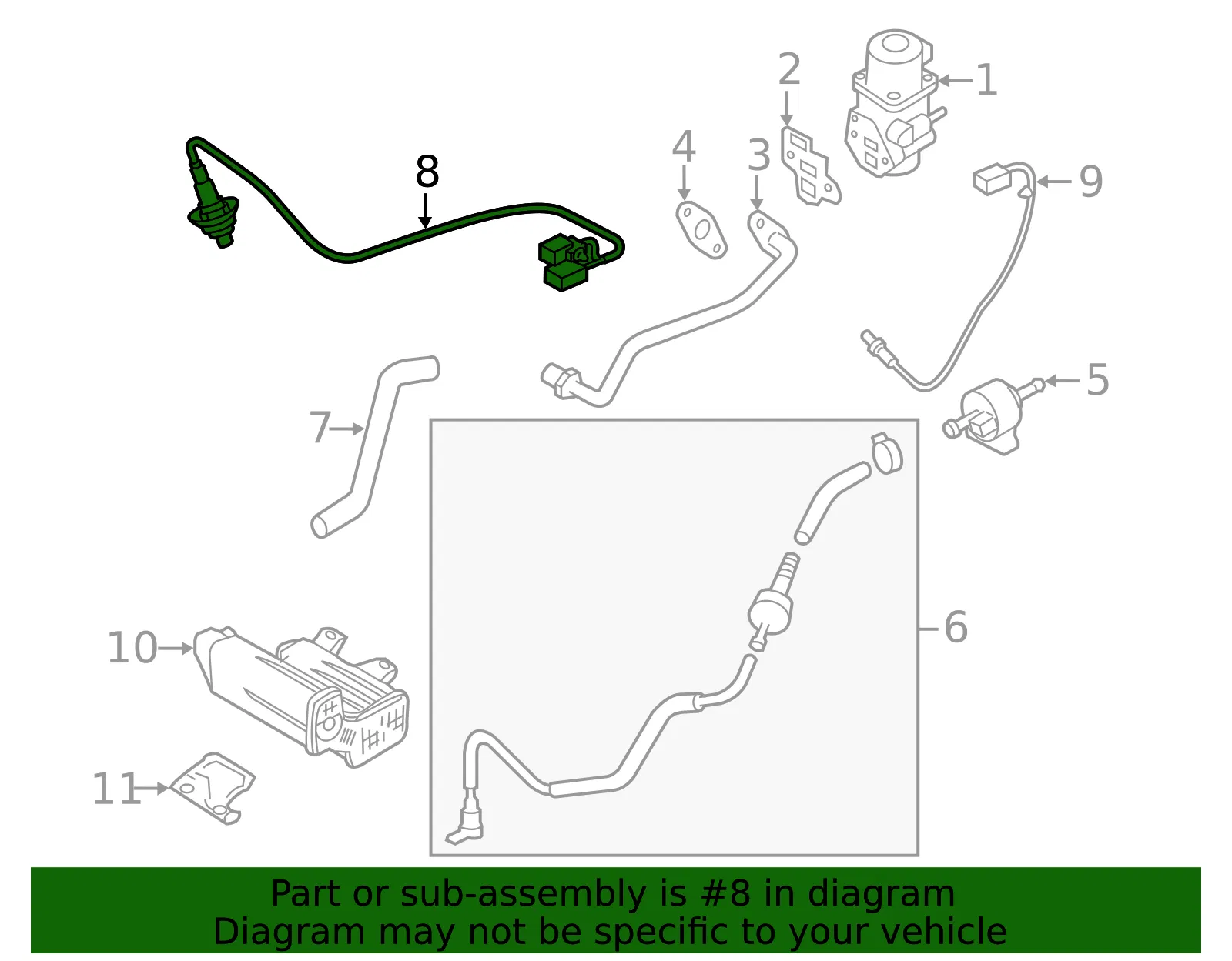 Oxygen Sensor - Mazda (L3CE-18-8G1) - view 3