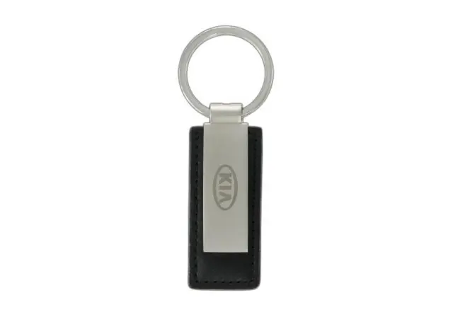 Key Chain - Black Leather - Kia (L3F00-AM100)