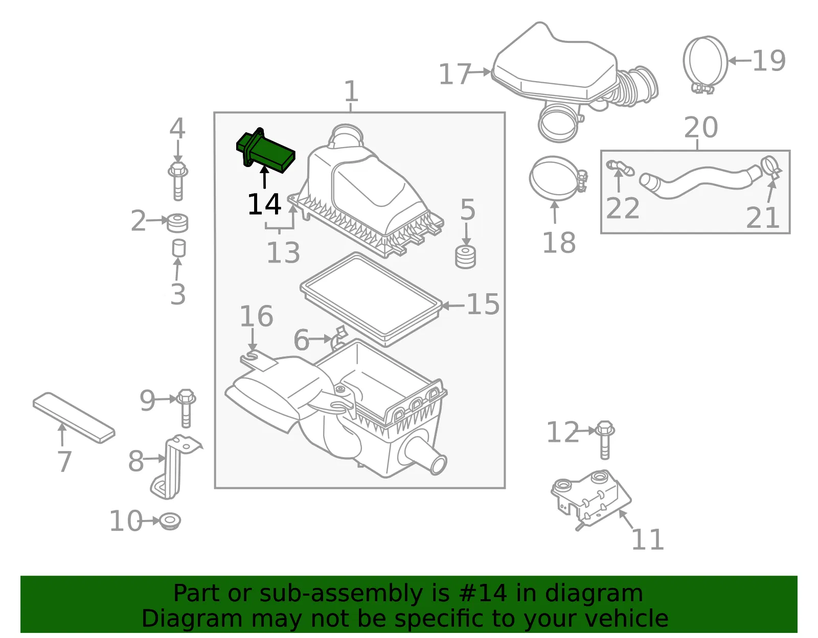 Sensor - Mazda (L3H5-13-215) - view 3