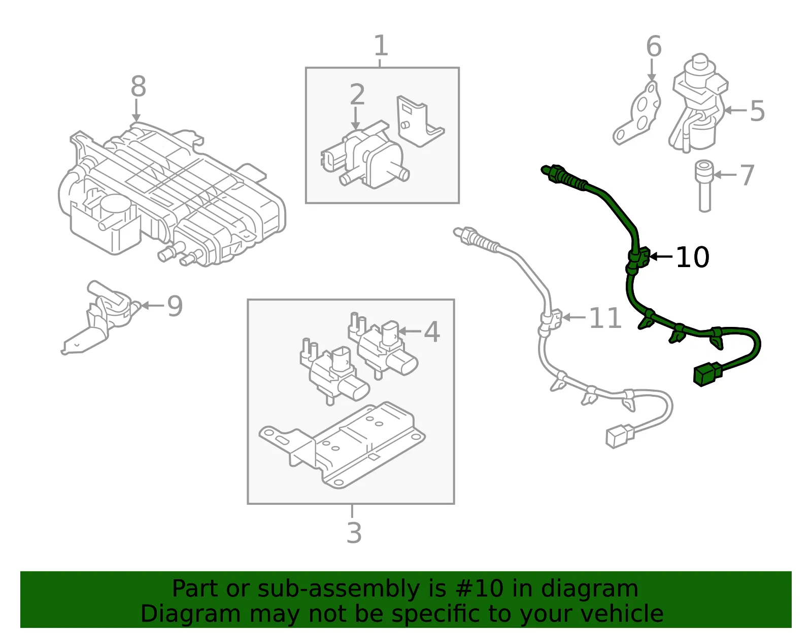 Oxygen Sensor - Mazda (L518-18-8G1A) - view 3