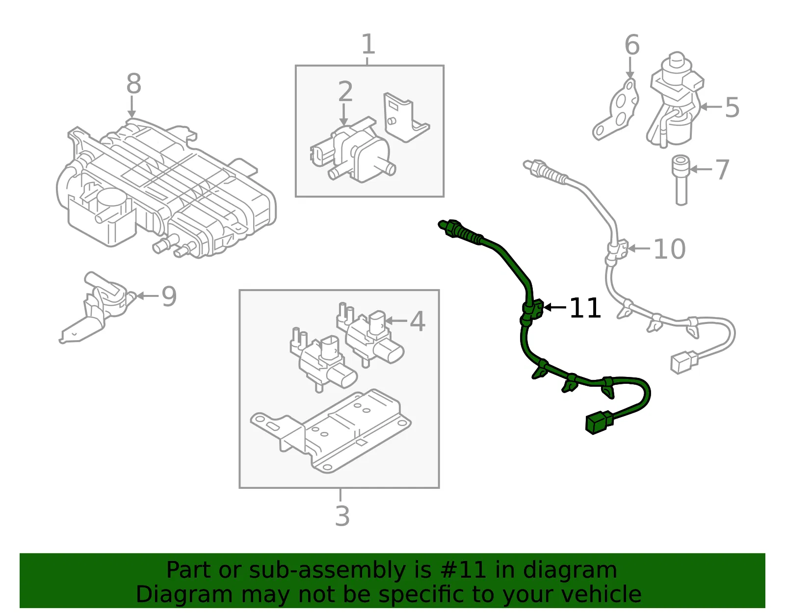 Oxygen Sensor - Mazda (L519-18-861C) - view 3