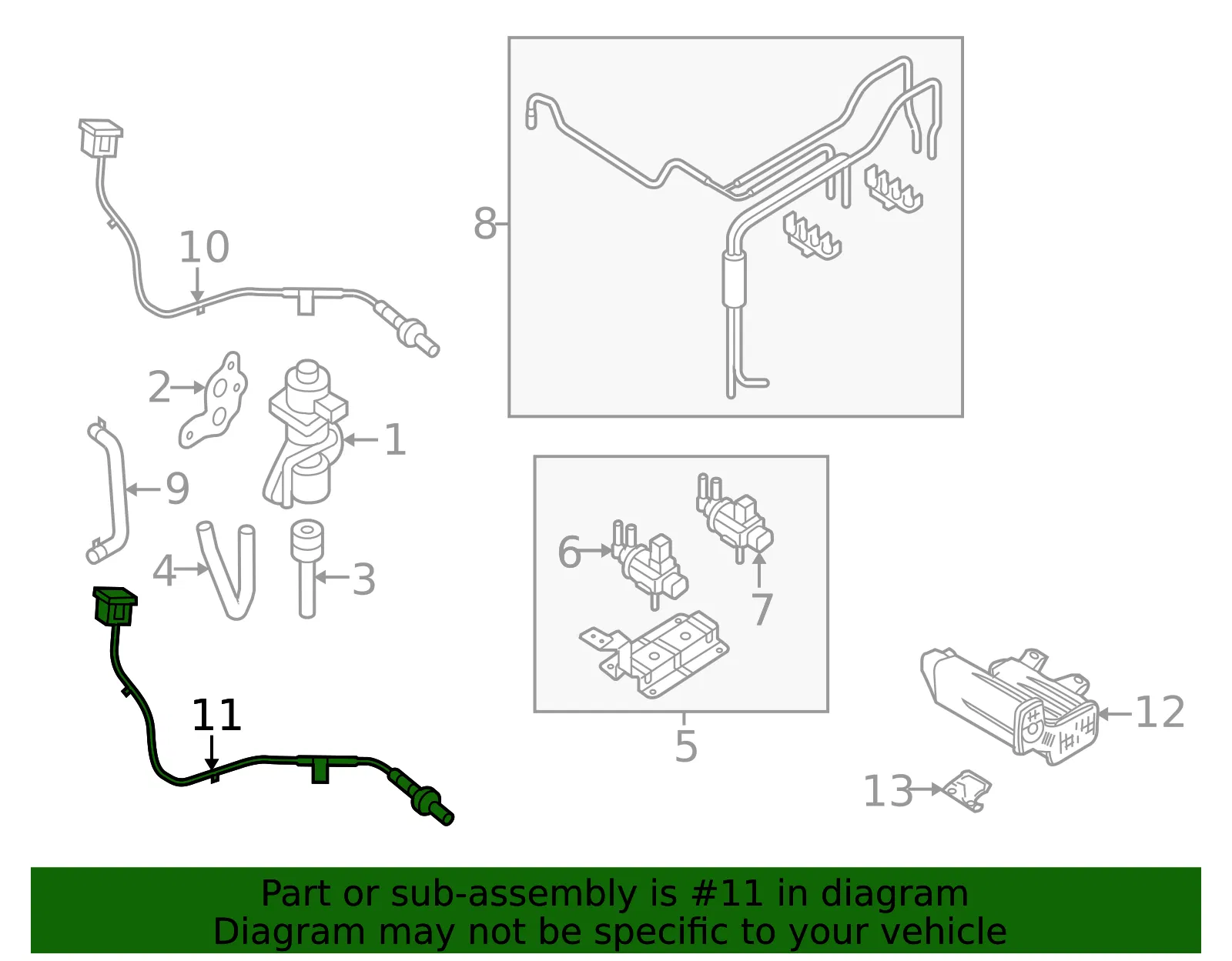 Oxygen Sensor - Mazda (L541-18-861A) - view 3