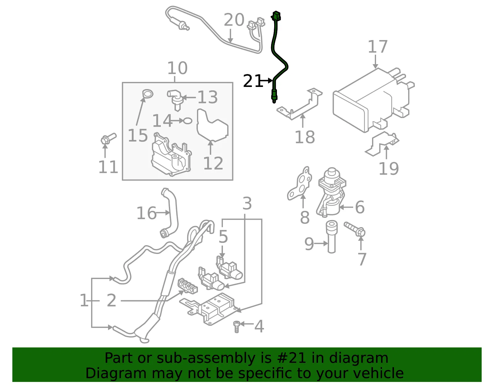 Oxygen Sensor - Mazda (L556-18-861A) - view 3