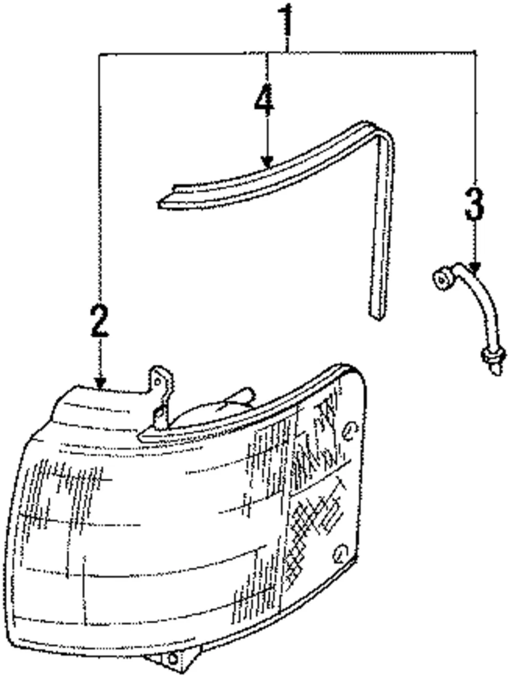 Park Lamp - Driver's Side (LH) - Mazda (LA01-51-07XB)