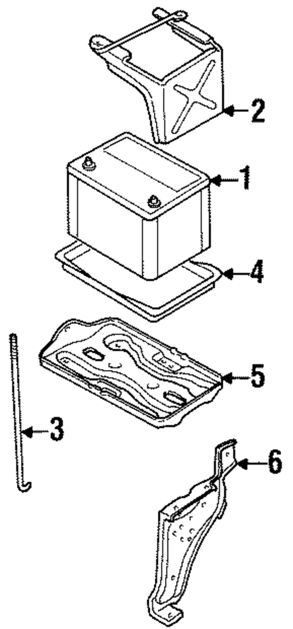 Clamp Battery - MAZDA (LA0156030E)
