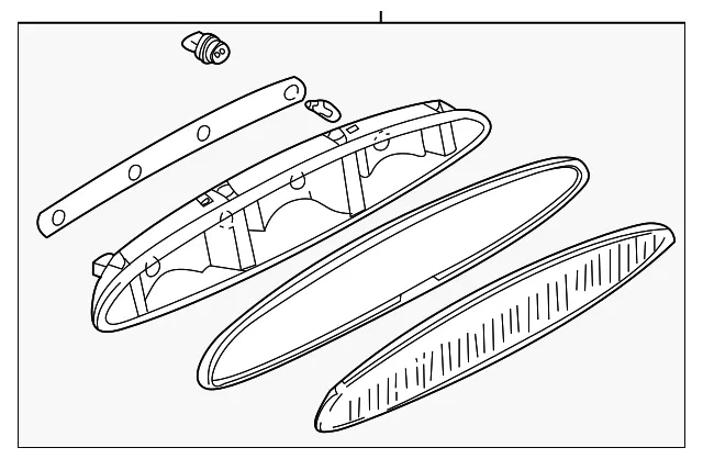 Lamp Stop - MAZDA (LC6251580B)