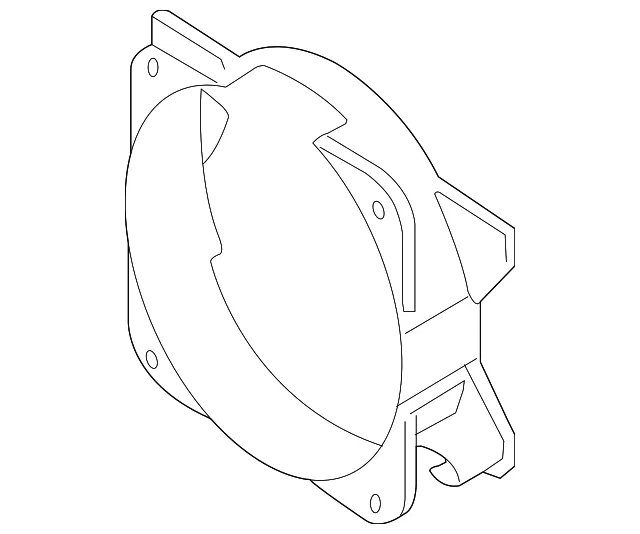 Bracket R Ffog Lamp - MAZDA (LE4451684A)