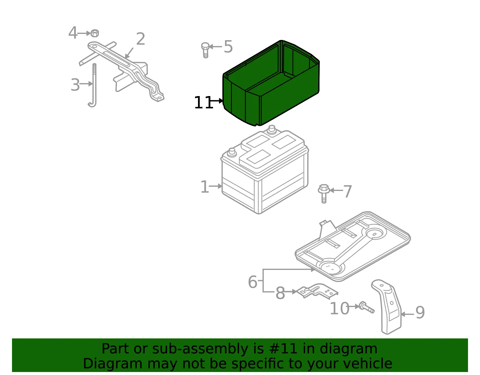 Box Battery - MAZDA (LF421859X) - view 2