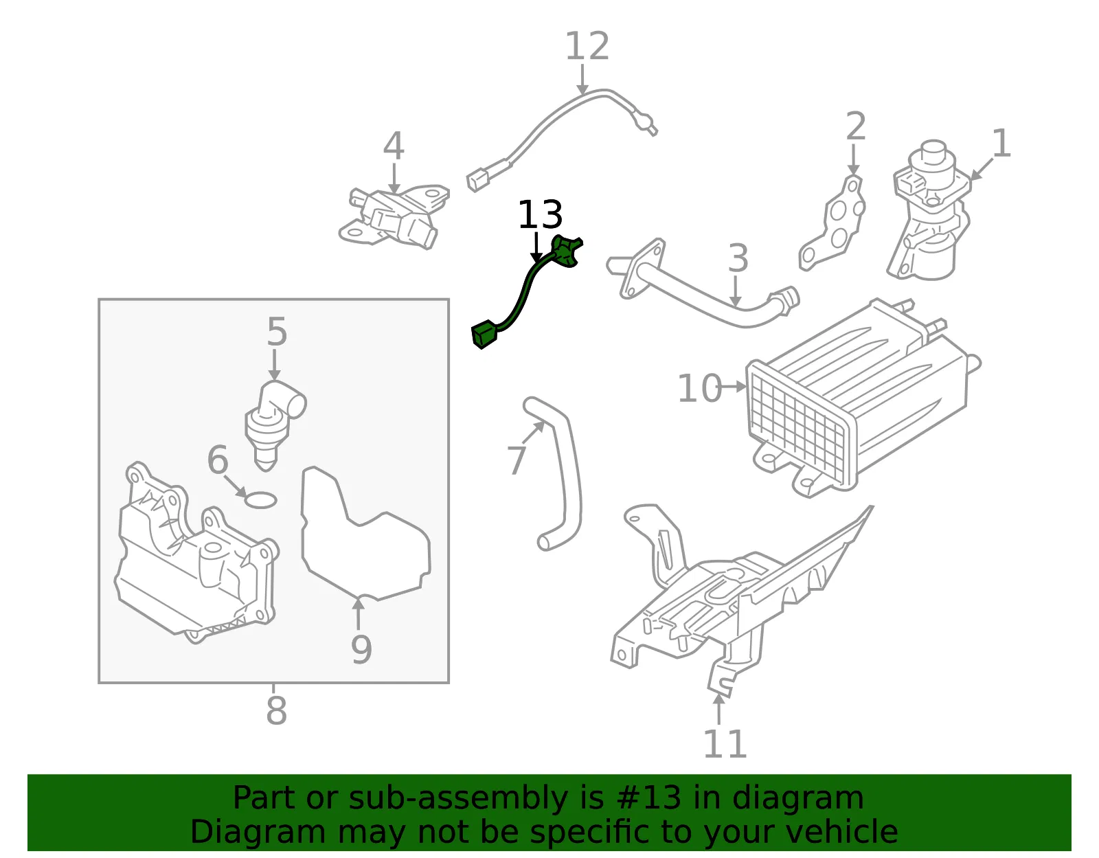 Oxygen Sensor - Mazda (LFG1-18-8G1A) - view 3