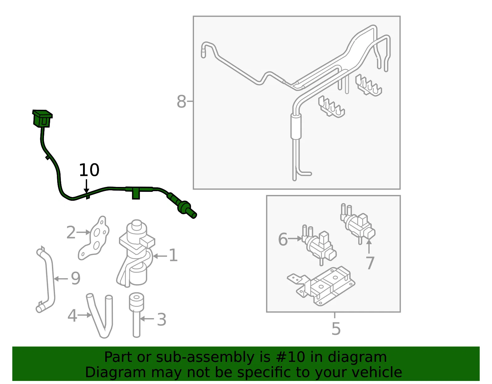 Oxygen Sensor - Mazda (LFL8-18-861-9U) - view 3