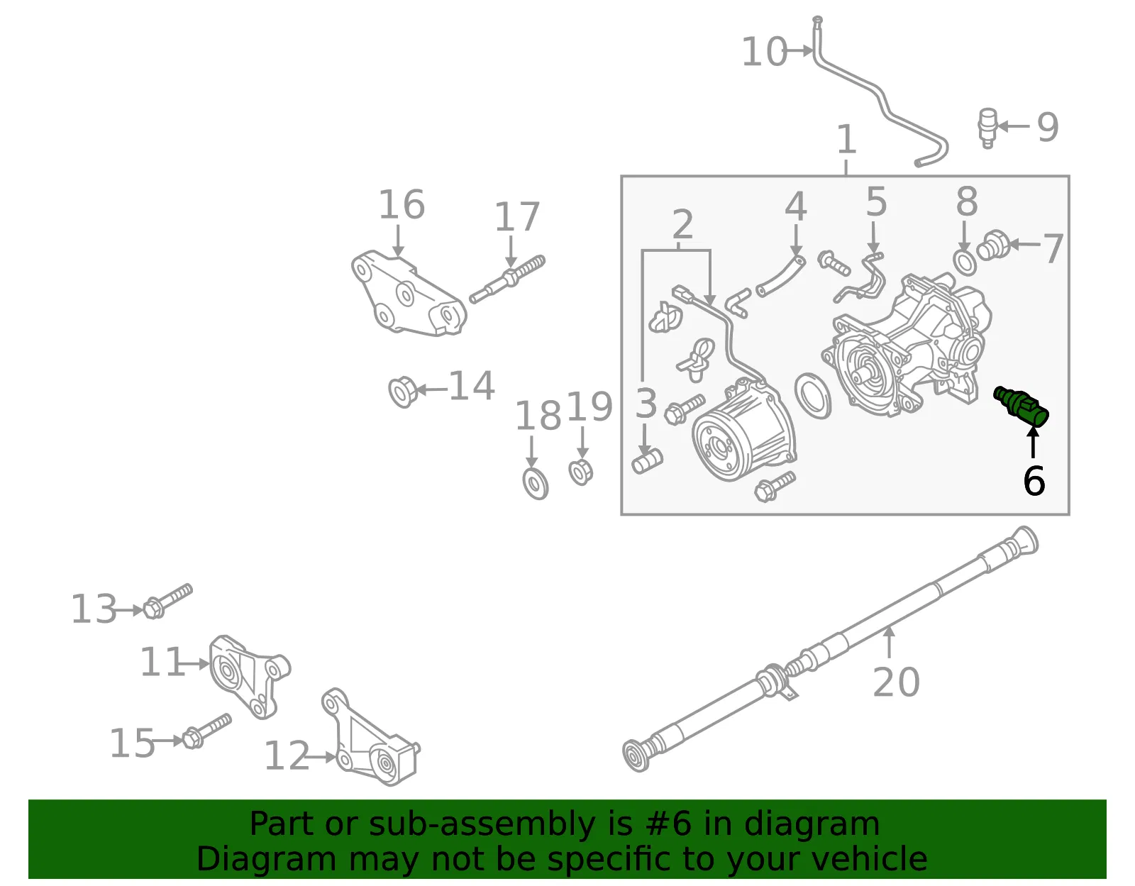 Sensor - Mazda (MA01-27-98X) - view 3