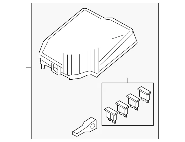 Fuse And Relay Center Cover - Mazda (N243-66-76YC)