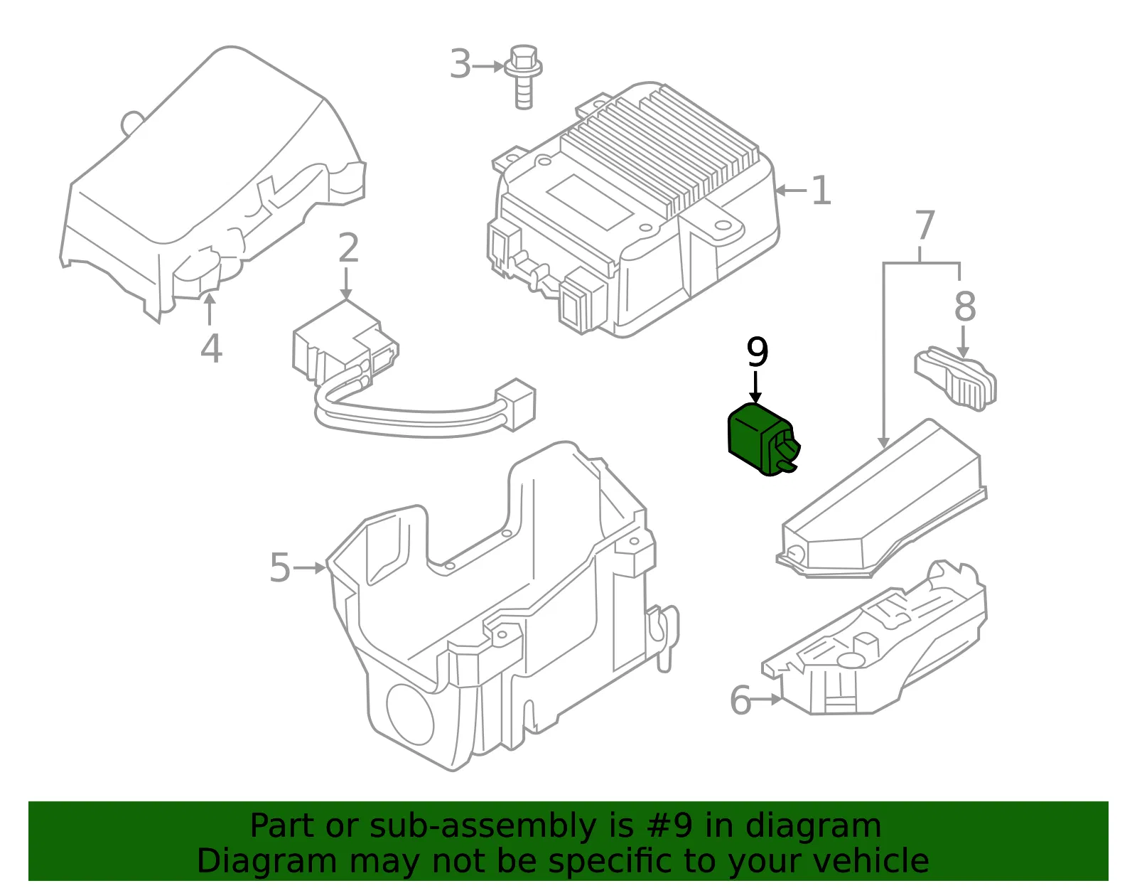 Accessory Power Relay - Mazda (N3M1-18-821) - view 3