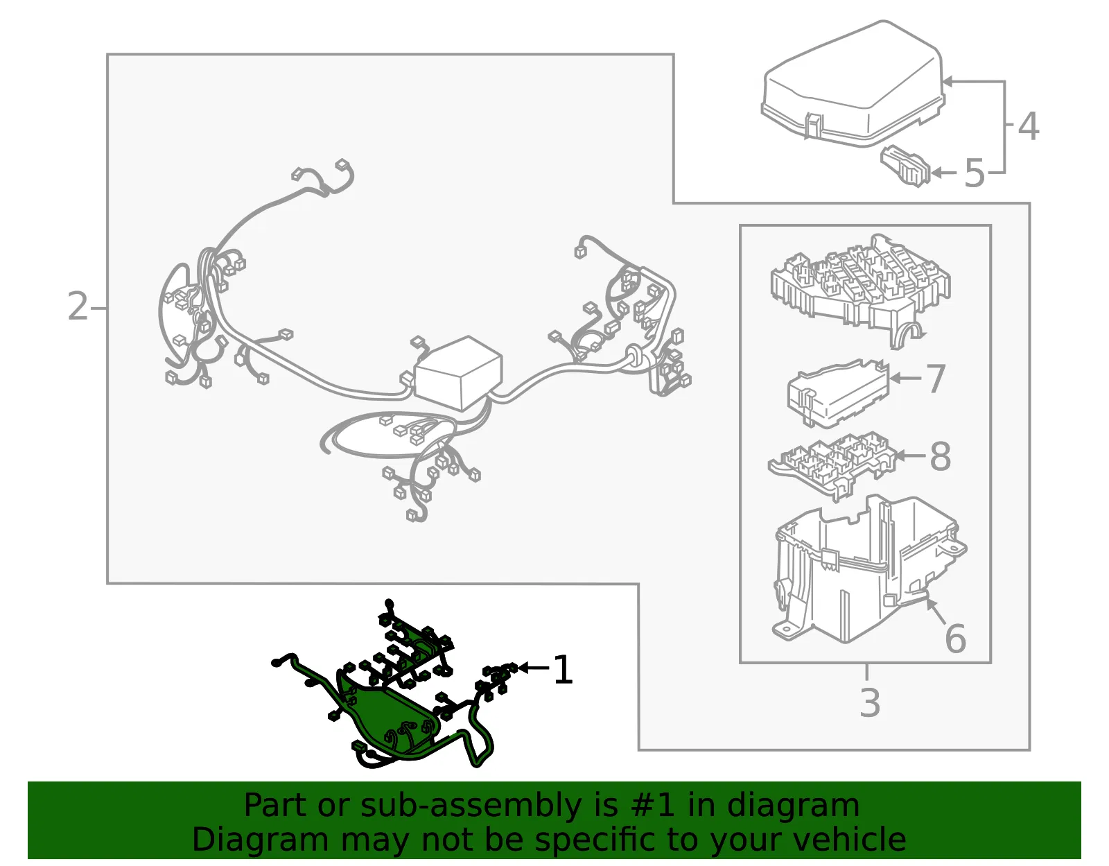 Harness Engine - MAZDA (NE5567070F) - view 3