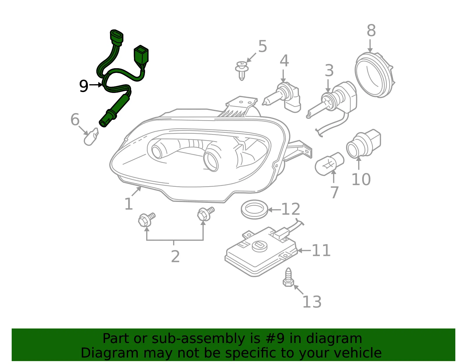 Harness - MAZDA (NE5951155B) - view 2
