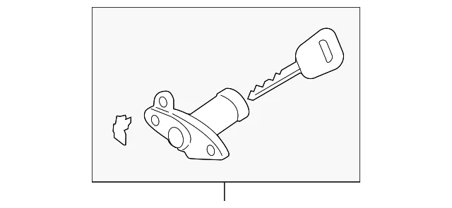 Key Sub Set Trunk - MAZDA (NEY176230)