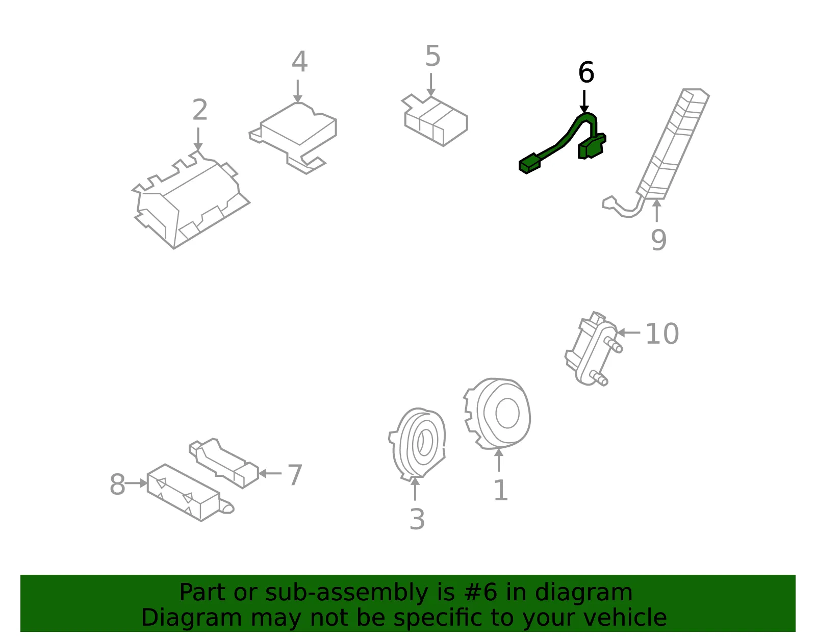 Position Sensor - Mazda (NF47-67-SP0A) - view 3
