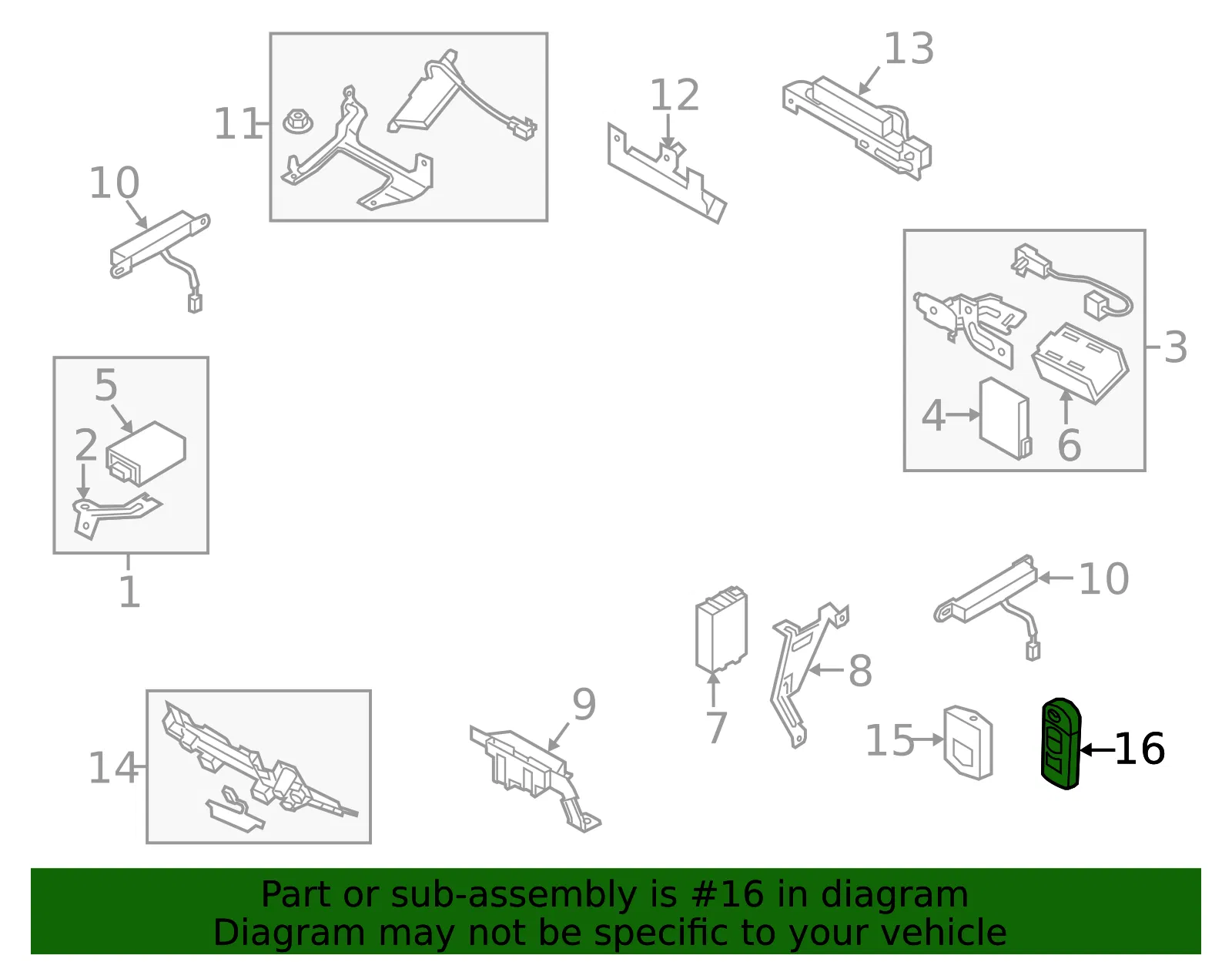 Keyless Entry Transmitter - Mazda (NF49-67-5RYB) - view 3