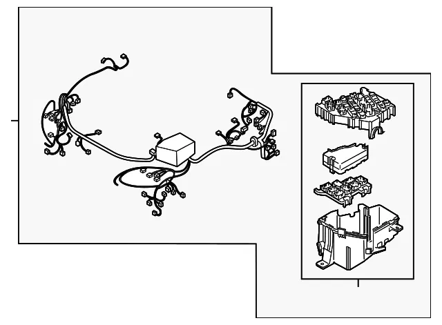 Wiring ASM Front - Mazda (NF5567010L)