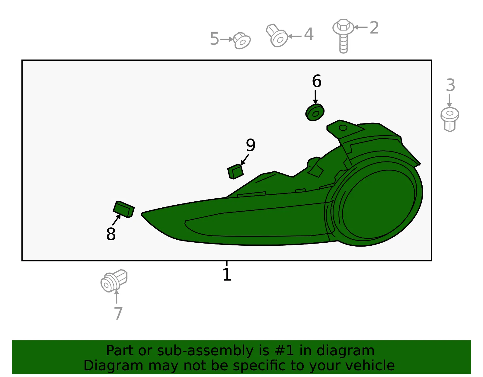 Tail Light Assembly - Mazda (NG7L-51-150) - view 2