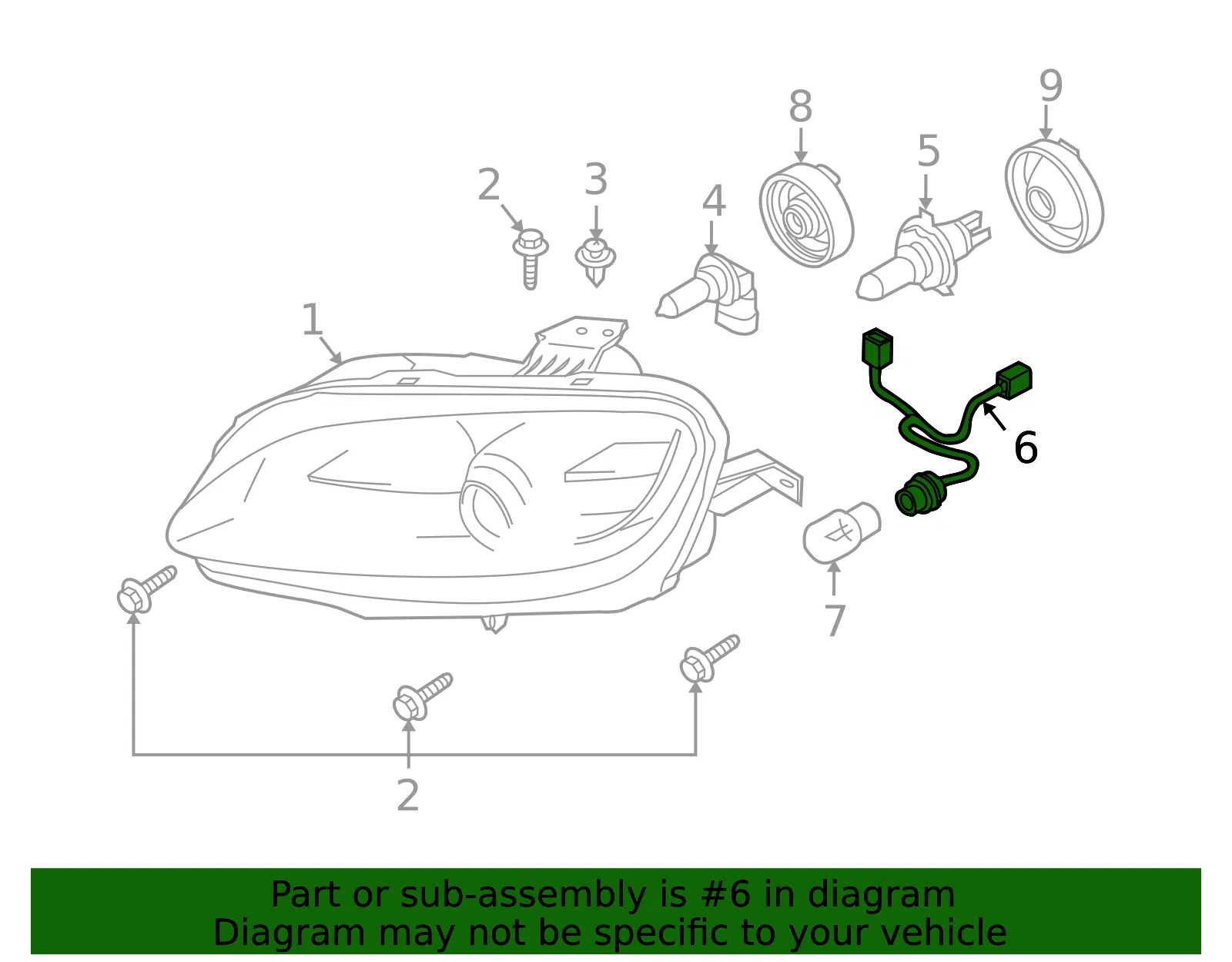 Socket & Wire - Mazda (NH18-51-155) - view 3